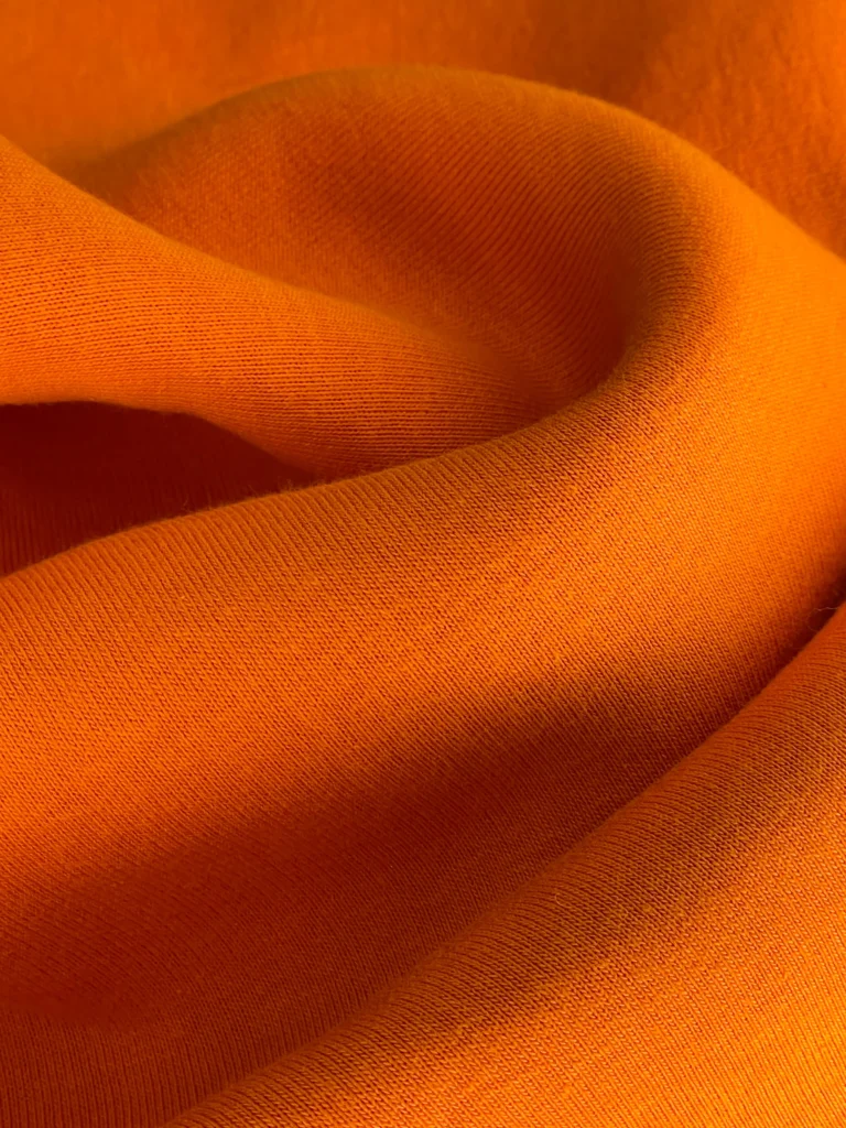 Оранжевый футер 3х нитка - яркий акцент
