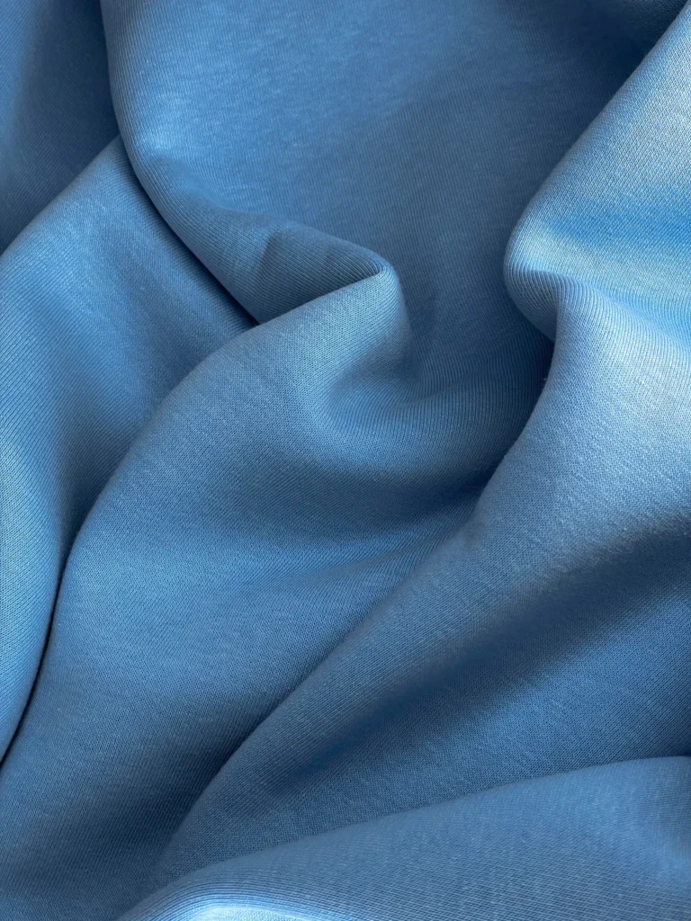 Небесно-голубой футер 3х нитка начёс | Свежий, воздушный цвет